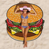 Cute Round Beach Towel With Funny Print Designs Exclusive For Summer Lovers